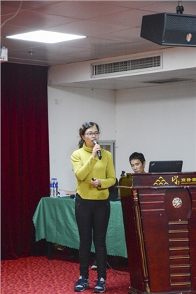 外贸总监Linda发言