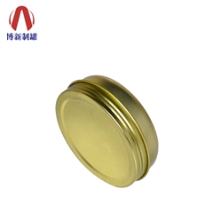 马口铁小圆盒-鱼子酱铁盒包装