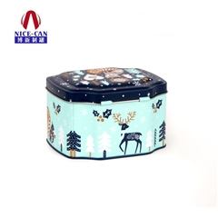 八边形糖果铁盒-创意食品马口铁盒