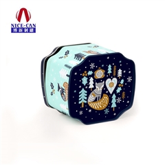 八边形糖果铁盒-创意食品马口铁盒