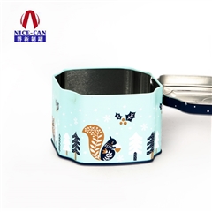 八边形糖果铁盒-创意食品马口铁盒