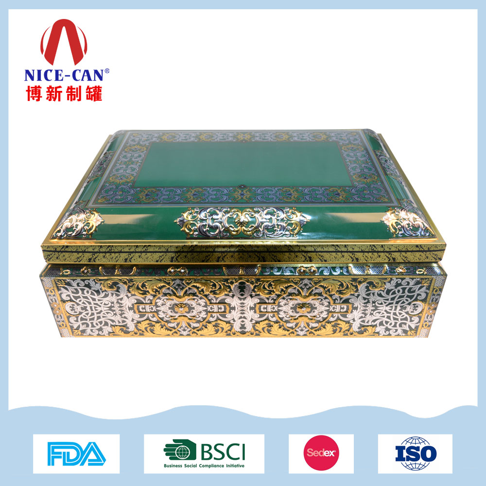 大号方形珠宝铁盒