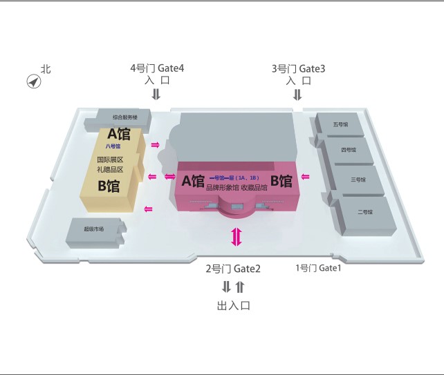 北京礼品展分布图