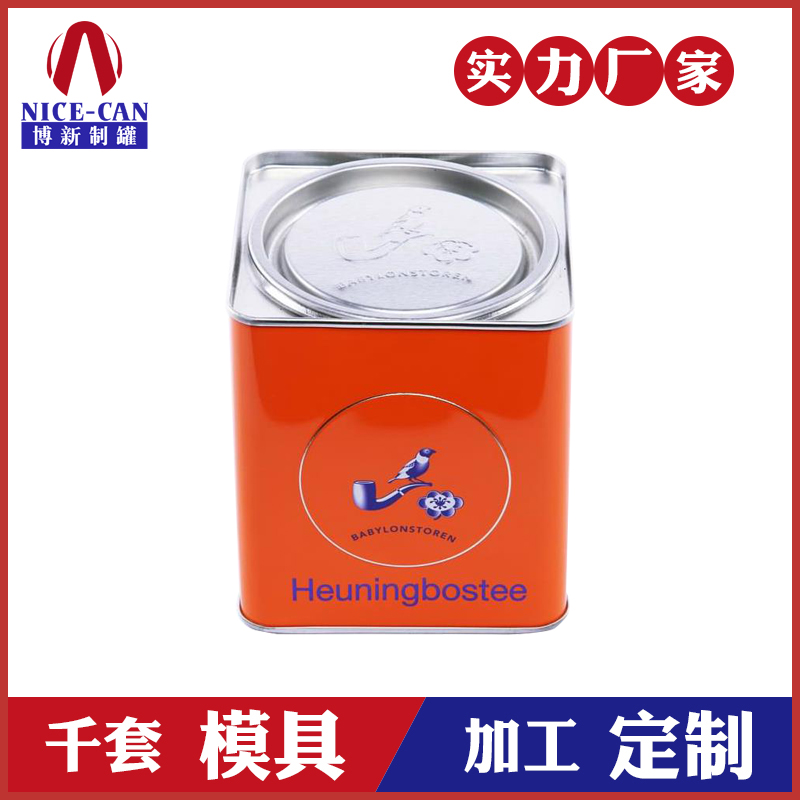 茶叶铁罐包装-方形马口铁茶叶盒